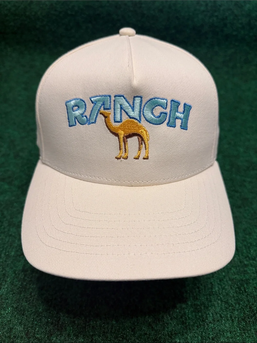 *RARE* Stevenson Ranch Brand SnapBack Hat / Camel Logo & Camel Style Font (NWOT)
